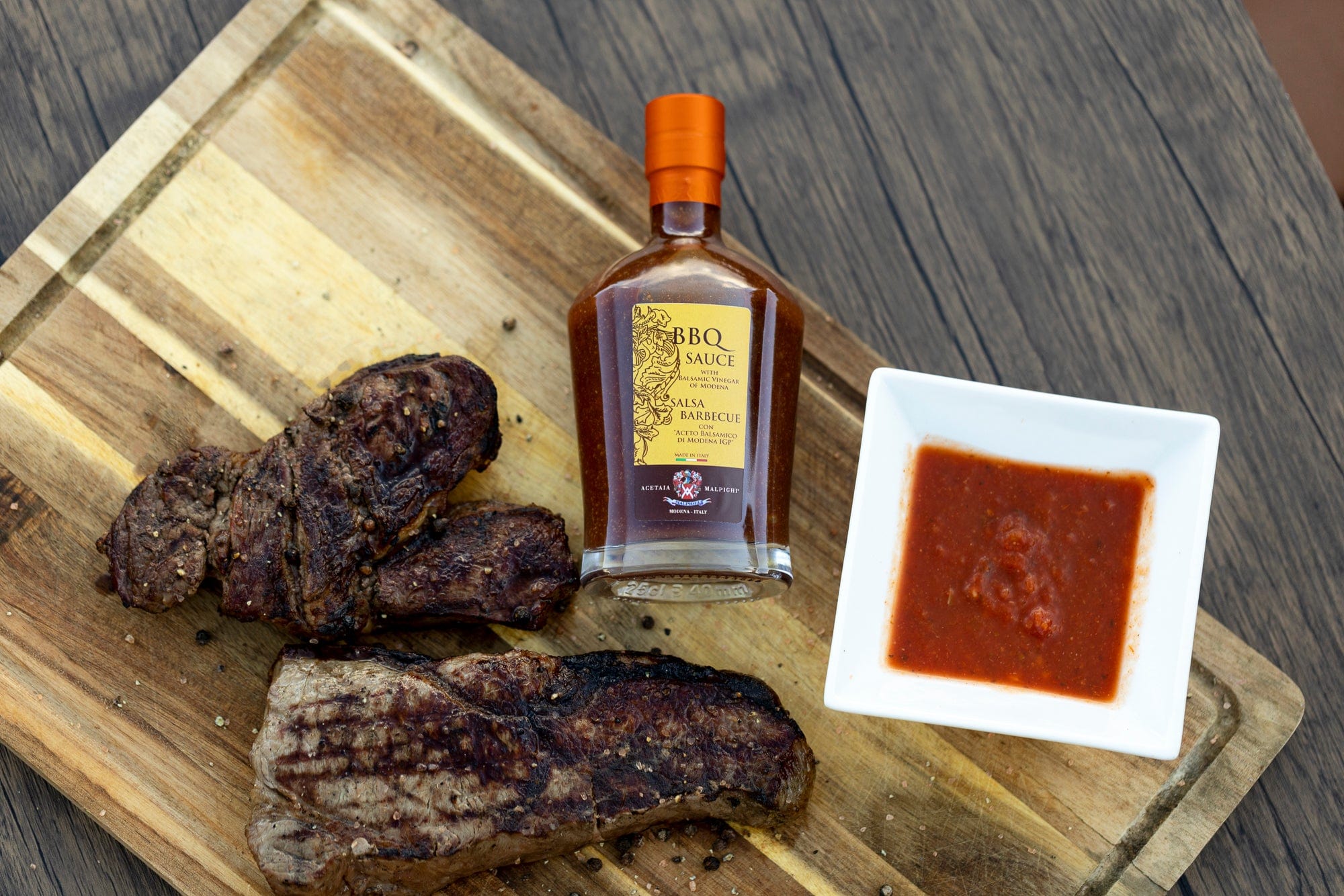 Aged Balsamic Steak Sauce — with 25-30 Year Balsamic Vinegar of Modena